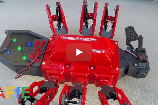 Robot insect in action - Meccaspider - Animal Fun for Everyone (AFFE)